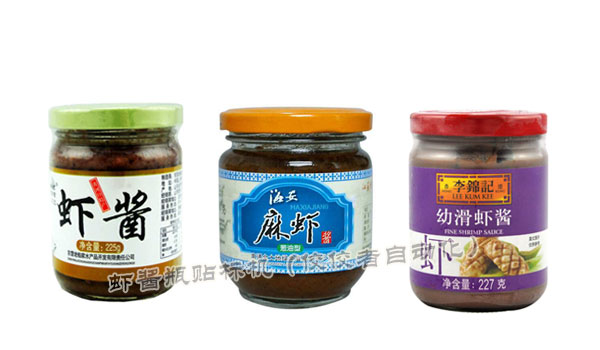 蝦醬產品貼標圖